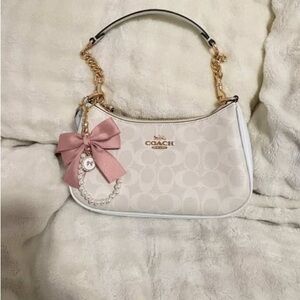 Coach White Teri bag